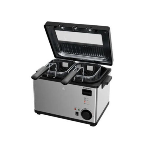 Silvercrest Deep fryer 4L 3 basket gray/Black color 2000W قلاية زيت من سيلفر كرست صناعة ألمانية مع ثلاث سلات بسعة 4 لتر وقوة 2000 واط - رمادي وأسود Silvercrest Deep fryer 4L 3 basket gray/Black color 2000W قلاية زيت من سيلفر كرست صناعة ألمانية مع ثلاث سلات بسعة 4 لتر وقوة 2000 واط - رمادي وأسود
